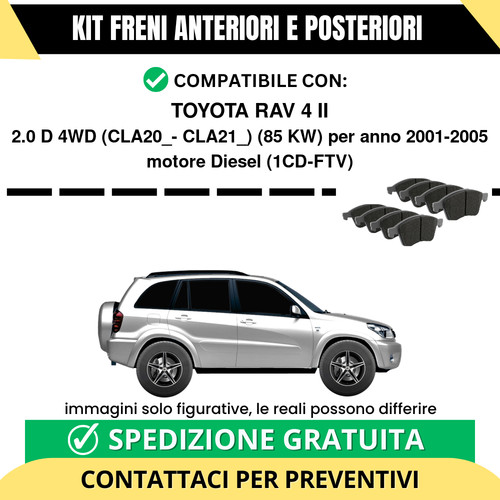 Pastiglie freno ant - ant, +