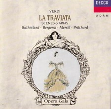 La Traviata (Az) [Audio CD] Sutherland; Bergonzi; Pritchard und Verdi,Giuseppe