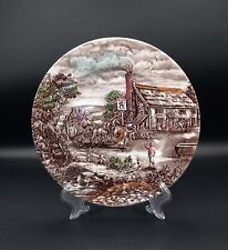 Antico Piatto In Ceramica Inglese Post House Wood & Sons