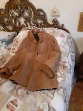 soprabito donna  pelliccia agnello persiano con collo e polsi visone