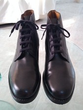 Scarponcini stivaletti scarpe  uomo n 42 Nero vera pelle vitello LA.GO. SUD 