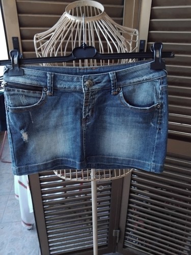 Minigonna jeans donna - minigonna,
