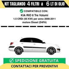 Tagliando per KIA RIO II Tre
