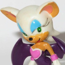 2006 ROUGE THE BAT 4cm SONIC THE HEDGEHOG PROJECT FIGURE GIOCATTOLO SEGA X FIGURINA RARA