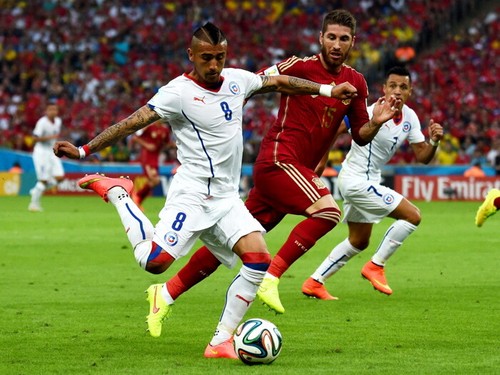 V4463 arturo vidal shot - arturo,