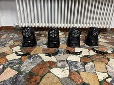 Proiettore LED RGB Testa Mobile Wash 360 Luci  disco mobile DMX discoteca feste