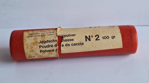 Militaria rara tubetto polvere - militaria,