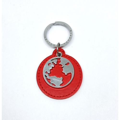 Portachiavi similpelle rosso - similpelle,