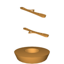 Amiga 1200 Riser Feet for Amiga 1200 with Blizzard PPC/040 Accelerator