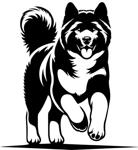 Adesivo american akita - akita,