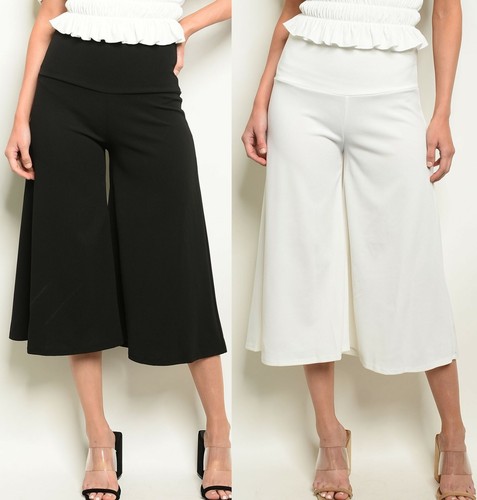 Foldover waist wide leg - foldover,