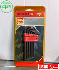 USAG Serie Brugole Torx chiave maschio piegata brunita - USAG 280 LTSTX/S6