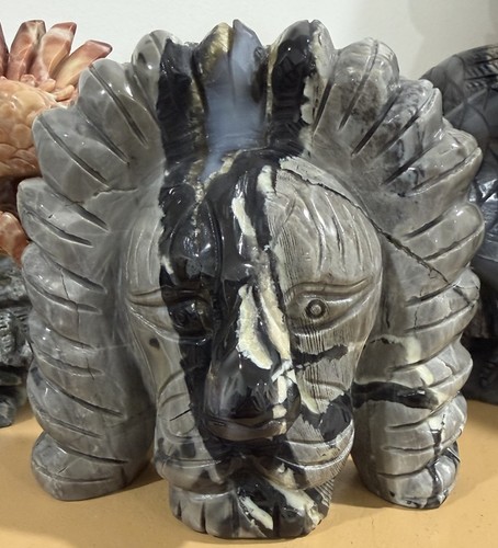 Statuina teschio cristallo