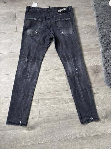 Jeans nero dsquared vita - nero,