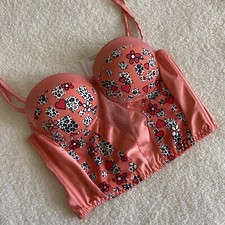 blugirl blumarine corset pink bustier silky y2k