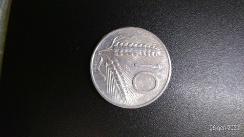 Rara moneta lire del - moneta, da