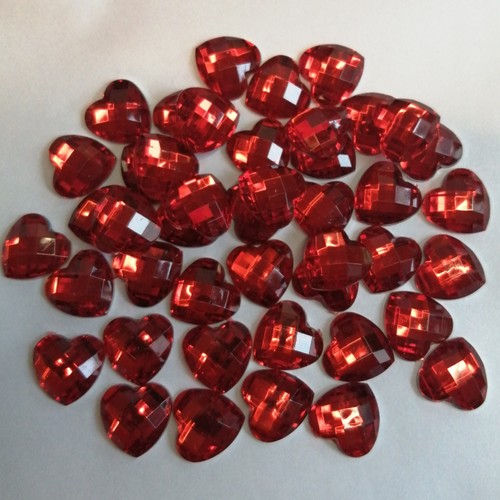 Cristalli cuore rosso 100x - cristalli,