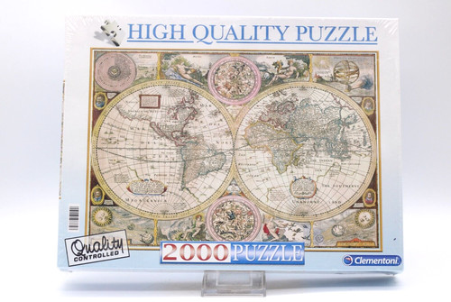 Clementoni old map puzzle alta - old,