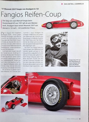 Maserati 250 fangio in - 250, f