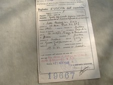 RSI-REPUBBLICA SOCIALE ITALIANA-OSPEDALE MILITARE MODENA 1944-SOLDATO RIFORMATO