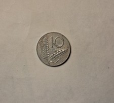 Moneta rara 10 lire del 1955
