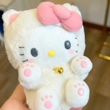 Peluche pupazzo Sanrio Hello Kitty 10 cm ciondolo carino cartone animato ornamento ragazza