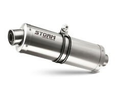 Scarico Storm by Mivv Oval acciaio inox per Kawasaki Versys 650 2006 > 2014