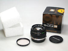 Olympus OM G. Zuiko Auto-S 50 mm F/1.4 SCATOLA