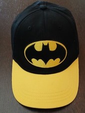 Cappello Batman Con Visiera classic logo snapback Nero E Giallo Regolabile 