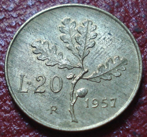 1957 italy 20 - 1957-r, 7)