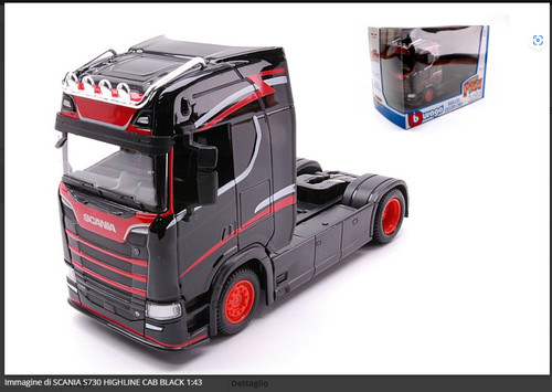 Bburago scania s730 highline - scania,