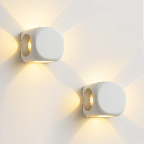 Set applique muro 4 led - da,