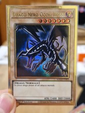 DRAGO NERO OCCHI ROSSI Rara
