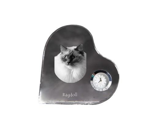 Ragdoll orologio con foto - orologio,