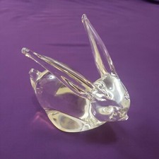 Rara scultura firmata coniglietto arte vetro di Murano Licio Zanetti metà secolo Licio Zanetti