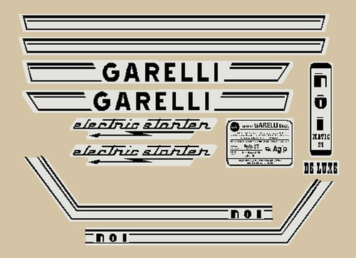 Adesivi garelli noi - garelli,