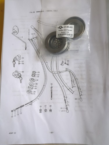 Kit testine sterzo - suzuki, ap50