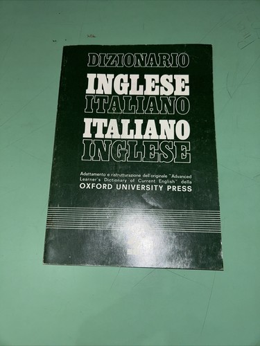 Dizionario inglese italiano - inglese,