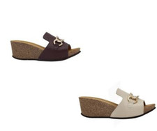 SOLEIL mules HIGH WEDGE