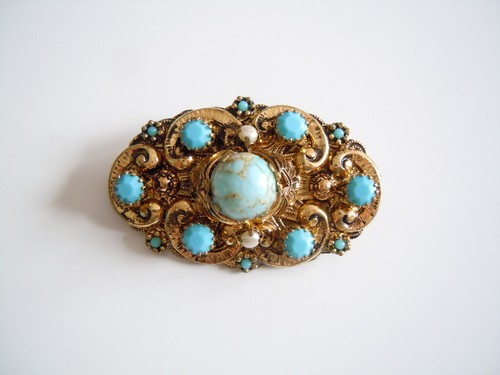 Brosche vintage con pietre - brosche,
