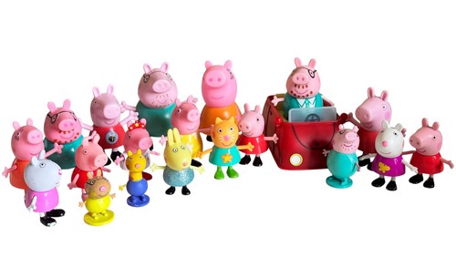 Peppa pig toy figures lot - pig,