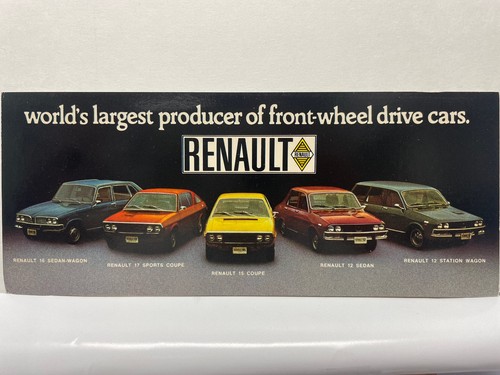 Renault cartolina auto - renault,
