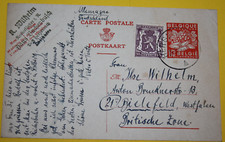 Belgien, Ganzsache, Postkarte