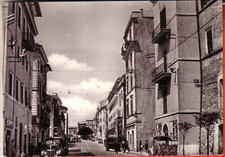 CARTOLINA  ALBANO LAZIALE  B/N  VIAGGIATA 1952 CORSO MATTEOTTI AUTO E CAMION