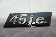 FIAT UNO 45 i. e. TIPINO SCRITTA SIGLA LOGO STEMMA TARGHETTA LATERALE