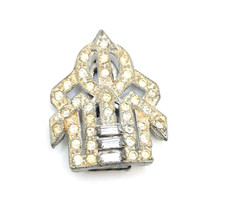 Vintage Art Deco Fur Clip Shoe