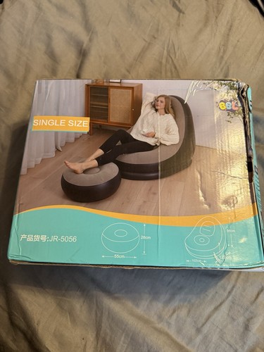 Poltrona gonfiabile con - poltrona, pouf