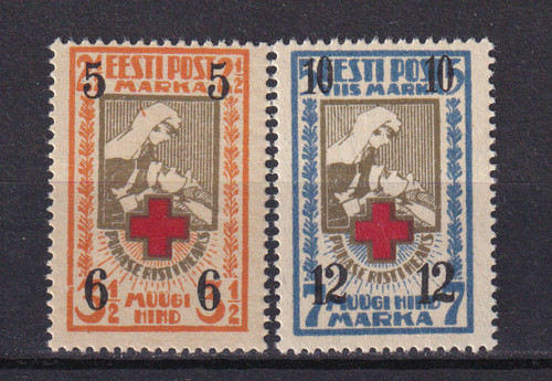 Estonia 1926 yvert - 1926, croce