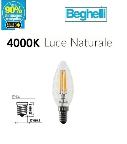 Beghelli lampadina tortiglione - beghelli,