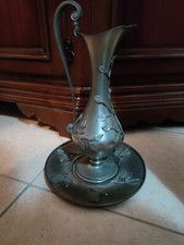 Anfora In Peltro Lavorato A